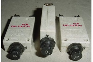 41-2-S14-LN2, 412-S14-LN2, Lot of 8A Aircraft Circuit Breakers
