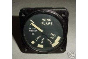 Vietnam War Era Warbird Jet Flap Position Indicator, 24100-11J-4-A1