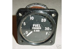 AG28,, Vintage British Warbird Jet Aircraft Fuel Quantity Indicator