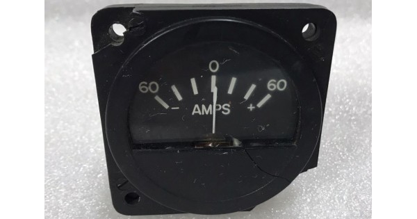 Twin Cessna Aircraft A Ammeter Amps Indicator