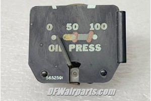 5652591,, Piper Aircraft Oil Pressure Cluster Gauge Indicator