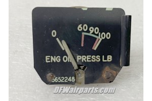 5652248,, Piper Aircraft Engine Oil Pressure Cluster Gauge Indicator