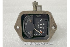 548-216, 77985-002, Rochester / Piper Tomahawk RH Fuel Quantity Cluster Gauge Indicator