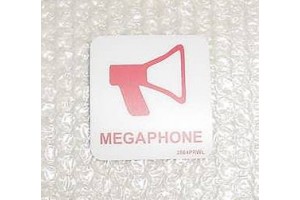 3864PRWL,, DC-9 Flight Attendant Emergency Megaphone Decal