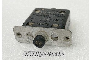 D6751-2-10, AN3161-P10, 10A Klixon / Spencer Aircraft Circuit Breaker