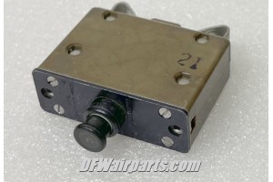 MP-100, BAC-C18G-5, 5A Mechanical Products Aircraft Circuit Breaker