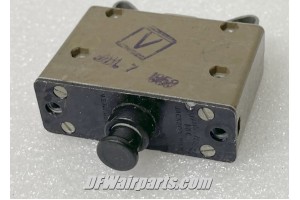 MP-100, BACC18G5, 5A Mechanical Products Aircraft Circuit Breaker