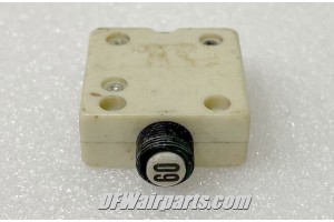 1648-004-06008, 454-711, 60A Mechanical Products Aircraft MP-1601 Circuit Breaker