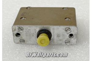 49B6768-15, MP-82A, 15A Mechanical Products Aircraft Circuit Breaker