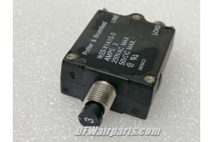 W23-X1A1G-3, 5925-01-305-5580, 3A Potter & Brumfield Aircraft Circuit Breaker