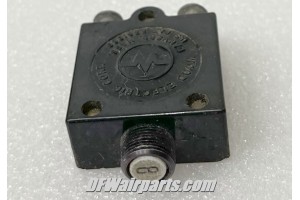 S-1360-8L, 435-208-105, 8A Wood Electric Aircraft Circuit Breaker