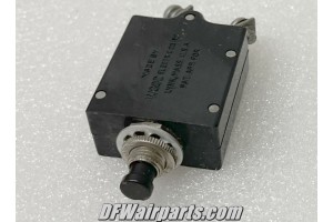 S-1232-25, CB-2325B, 25A Cessna Aircraft / Wood Electric Circuit Breaker