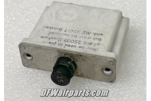 MS25017-15, D6752-2-15, 15A Wood Electric Aircraft Circuit Breaker