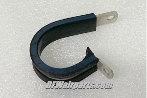 MS21919WDG18, 5340-00-200-7449, Aircraft Loop Type Cushioned Aluminum Support Adel Clamp / Lot of 5