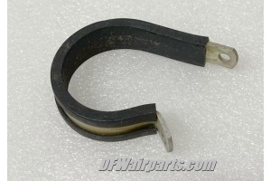 MS21919WG24, AN742-26C, Aircraft Loop Type Cushioned Steel Support Clamp / Lot of 5