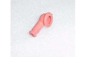 MS25171-1S, MS25171-1, Aircraft Terminal Red Silicone Nipple