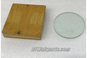 WWII U.S. Navy Warbird Aircraft Instrument Glass Face, 184128-E-2