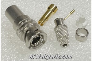 PL75C-201,  PL75C201, Nos Aircraft Coaxial Cable TRB Connector