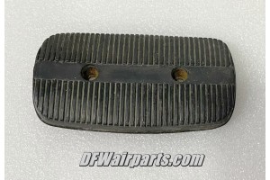 62866-00, 62866-000, PA-28-140 Piper Cherokee Brake / Rudder Pedal Pad w/ Backing Plate